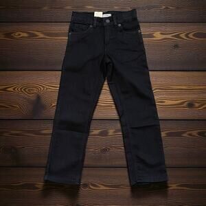 Levi's 511 Slim Black Stretch Denim Jeans NWT Boys Size 7